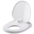 Family Toilet Seat Potty Training 2 In 1 White With Soft Close 0 1